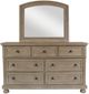 New Classic® Home Furnishings Allegra Pewter Dresser and Mirror-2