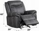 ACME Furniture Zubaida Dark Gray Power Glider Recliner-2