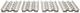 Coyote® Outdoor Living 42" 4 Piece Set Stainless Steel Flame Tamer Set-0