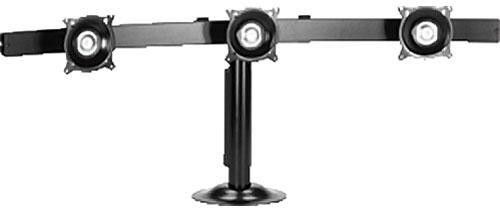 Chief® Black Widescreen Triple Monitor Horizontal Grommet Mount