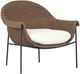 Four Hands Suerte Arashi Salt/Faux Dark Hyacinth Acrylic/Polyethylene Outdoor Chair -0