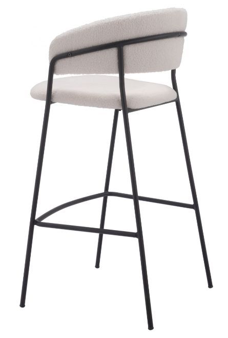 Zuo® Modern Josephine Cream Barstool-3