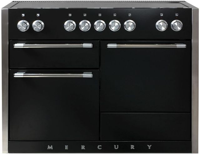 AGA™ Mercury 48" Matte Black Pro Style Induction Range-0