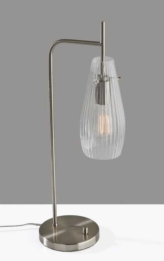 Adesso® Layla Brushed Steel Desk Lamp-4