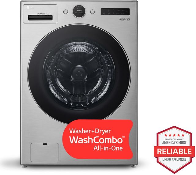 LG 5.0 Cu. Ft. Graphite Steel Washer Dryer Combo-1