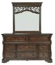 Liberty Furniture Arbor Place Brownstone Dresser and Mirror-2