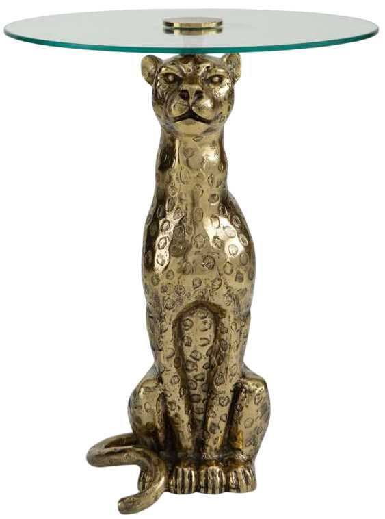 Signature Design by Ashley® Vallain Antique Gold Accent Table-1