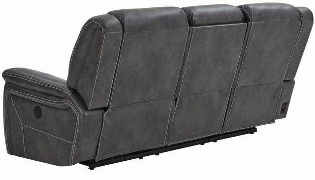 Coaster® Conrad Grey Reclining Sofa-2