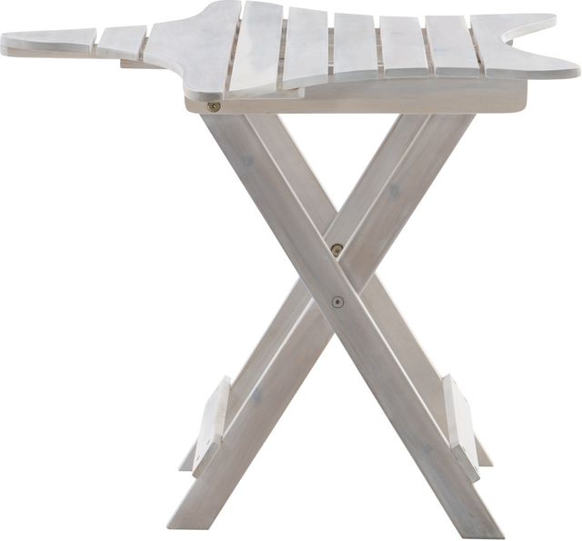 Powell® Stanbury White Folding Table-3