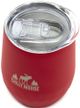 Chilly Moose 12oz Canoe Red Boathouse Tumbler -1