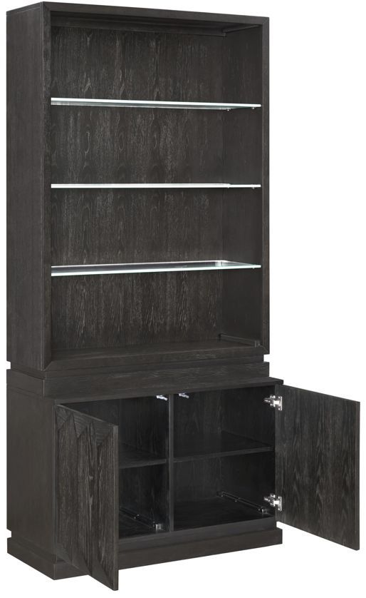 Legends Home Axiom Black Modular Bookcase-2