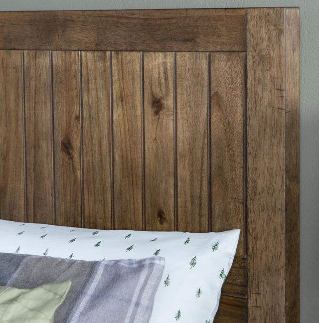 Legacy Kids Teen Summer Camp Brown Twin Youth Panel Bed-4