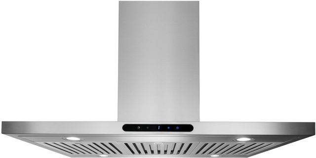 Broan® Elite 36" Stainless Steel Island Range Hood-1