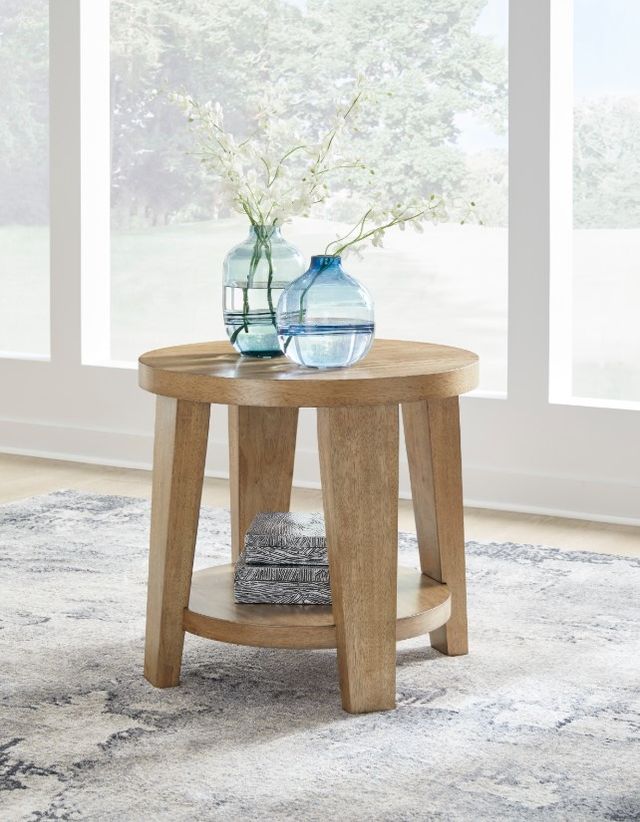 Signature Design by Ashley® Kristiland Light Brown End Table-4