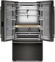 KitchenAid® 36" 24.8 Cu. Ft. Black Ore Counter Depth French Door Refrigerator with Internal Water Dispenser-1