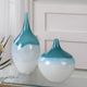 Uttermost® Carlas 2-Piece Teal Green Vase Set-1