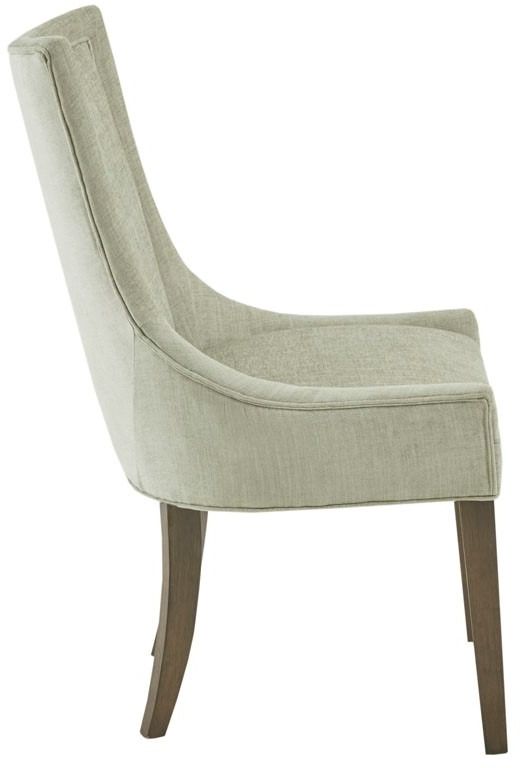 Olliix by Madison Park Signature Ultra Set of 2 Light Green Multi Dining Side Chair-3
