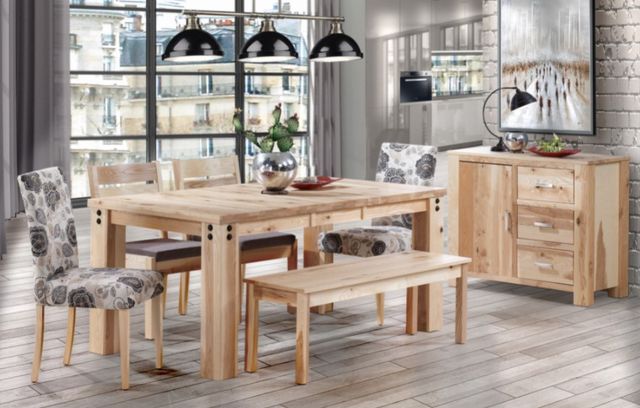 Arboit Poitras Natural Barn Style Dining Table-1