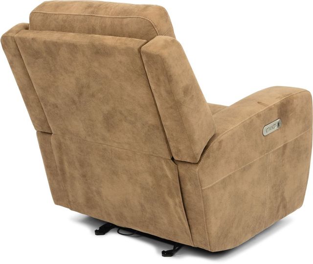 Flexsteel® Aiden Amber Power Gliding Recliner with Power Headrest-3