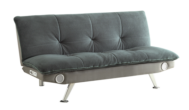Coaster® Grey Odel Upholstered Sofa Bed With Bluetooth Speakers-0