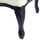 A & B Home Black/White Arm Chair-5