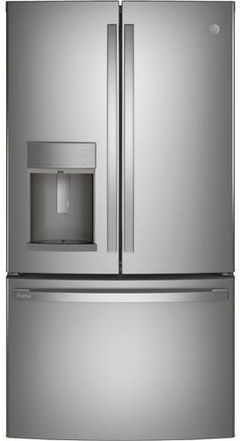 GE Profile™ 36 in. 27.7 Cu. Ft. Fingerprint Resistant Stainless Steel French Door Refrigerator