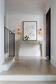 Currey & Company Metro Contemporary Gold Leaf Right Wall Sconce-1