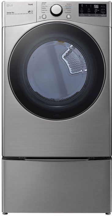 LG 7.4 Cu. Ft. Graphite Steel Front Load Electric Dryer-2