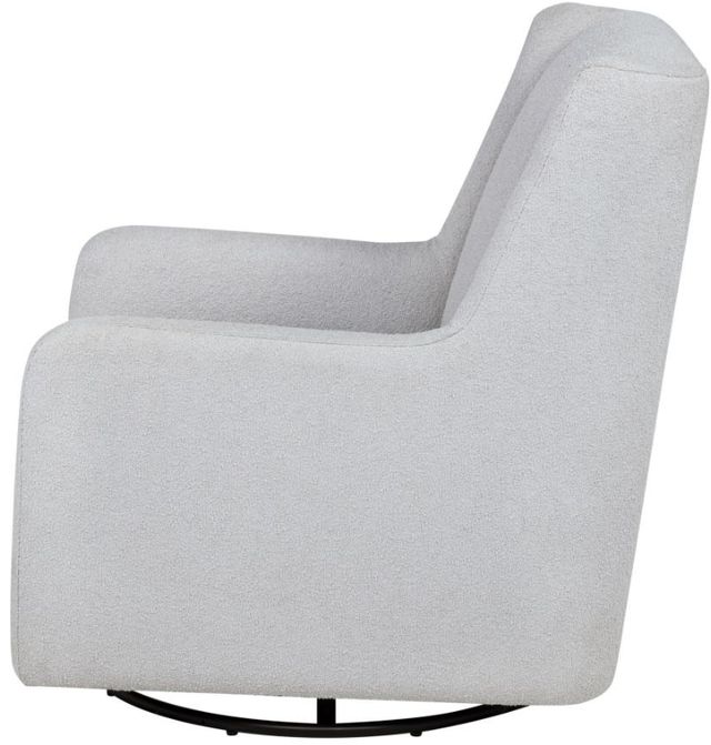 Coaster® Serra Dove Gray Upholstered Manual Swivel Glider Recliner-3