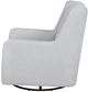 Coaster® Serra Dove Gray Upholstered Manual Swivel Glider Recliner-3
