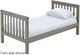 Lit superposé simple XL bas jeunesse mission de Crate Designs™ Furniture - Tempête-0