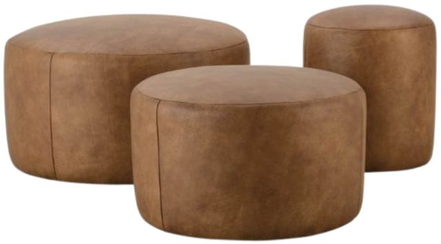 Rowe® Customizable Cleo Leather Ottoman-0