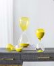 A & B Home Yellow Large Hourglass-3