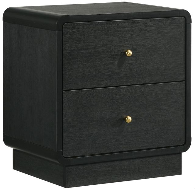 Coaster® Cavelle Black Nightstand-0