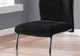 Monarch Specialties Inc. 2-Piece Black Velvet Side Chair Set-3