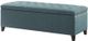 Olliix by Madison Park Blue Shandra Tufted Top Storage Bench-2