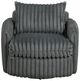 Homelegance® Tomball Dark Gray Swivel Accent Chair-2