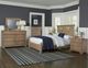 Vaughan-Bassett Scotsman Natural Maple California King Panel Bed with Seagrass Headboard-2