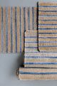 A & B Home Blue/Brown 8'x10' Rug with Shuttle Weave Durrie-5