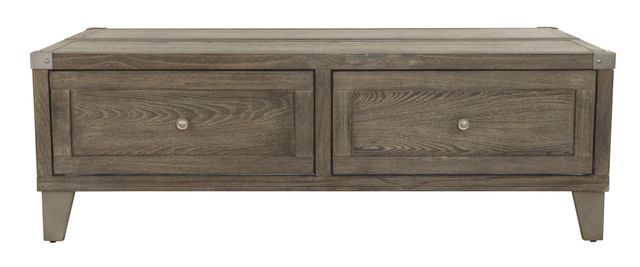 Signature Design by Ashley® Chazney 3-Piece Rustic Brown Living Room Table Set-1