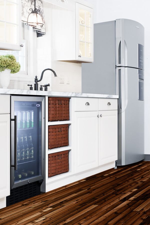 Summit® 2.7 Cu. Ft. Stainless Steel Beverage Center-3