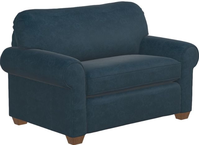Flexsteel® Customizable Thornton Leather Twin Sleeper Chair-2