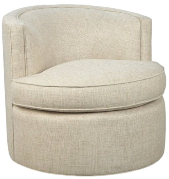 Craftmaster® Customizable CM Modern 34" Swivel Chair-3