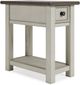 Signature Design by Ashley® Bolanburg Gray End Table with Antique White Base-0