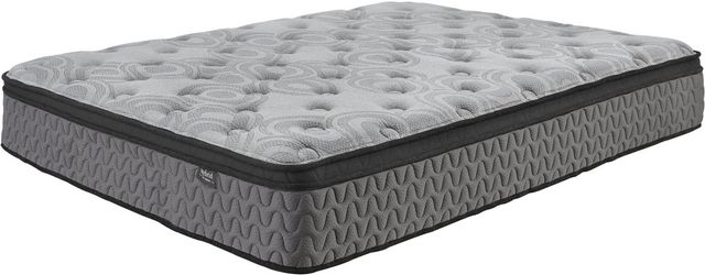 Sierra Sleep® by Ashley® Augusta2 Hybrid Firm Euro Pillow Top Twin Mattress in a Box