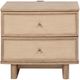 Coaster® Kailani Beige Bedside Table Nightstand -1