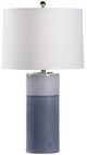 Chelsea House Destin Blue Glaze Table Lamp-0