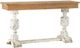 A & B Home Alcott Natural Buffet Console Table with Whitewash Base-1