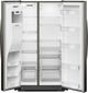 Whirlpool® 36 in. 28 Cu. Ft. Black Stainless Steel Side-by-Side Refrigerator-1