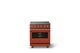 Viking® 5 Series 30" Spiced Cider Pro Style Electric Range with Polished Chrome Trim-3